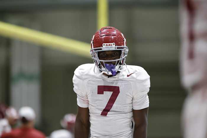 Ja'Corey Brooks, Alabama practice, August 24, 2021
